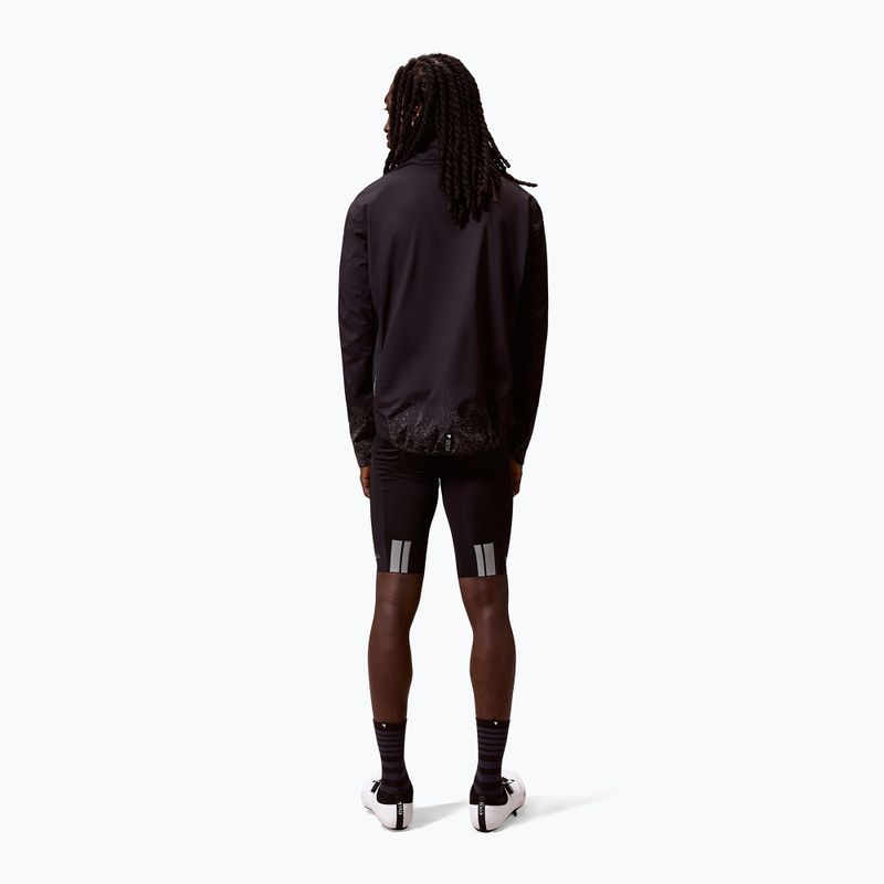 Kurtka rowerowa męska Endura Alltrack Race Cape black reflective rint 4