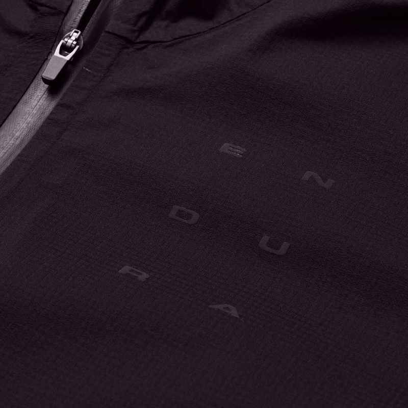Kurtka rowerowa męska Endura Alltrack Race Cape black reflective rint 9