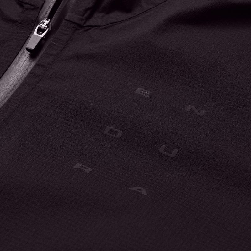 Kurtka rowerowa męska Endura Alltrack Race Cape black reflective rint 11