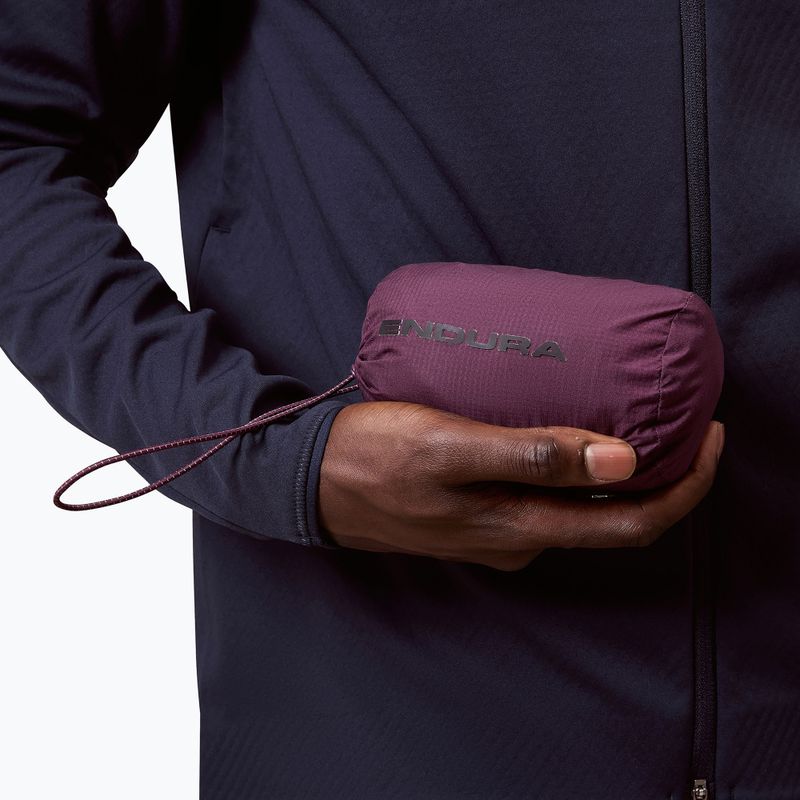 Kurtka rowerowa męska Endura Alltrack Race Cape black cherry 7