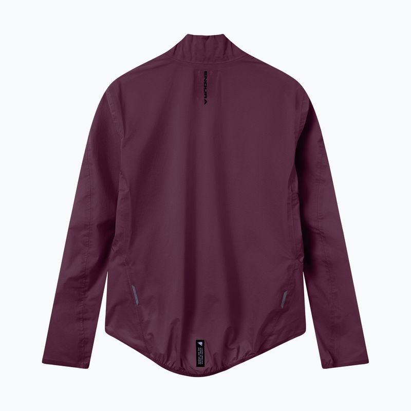 Kurtka rowerowa męska Endura Alltrack Race Cape black cherry 9