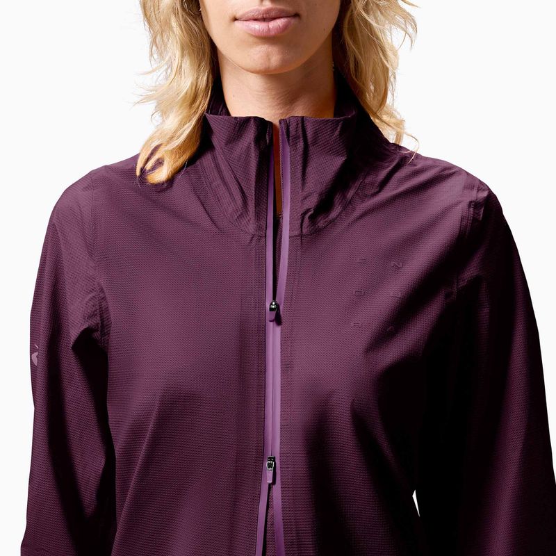 Kurtka rowerowa damska Endura Alltrack Race Cape black cherry 5
