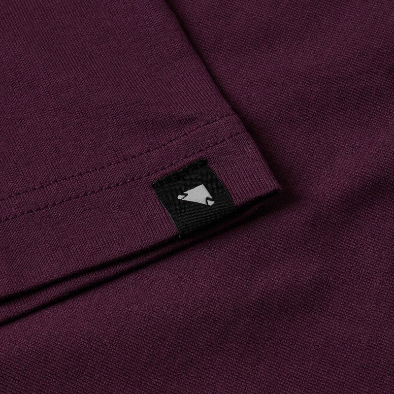 Koszulka rowerowa Endura Stacked Logo Graphic Tee black cherry 5