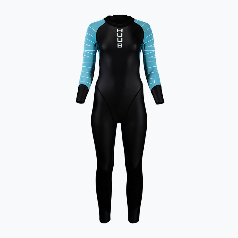 Pianka triathlonowa damska HUUB OWC black/sky blue