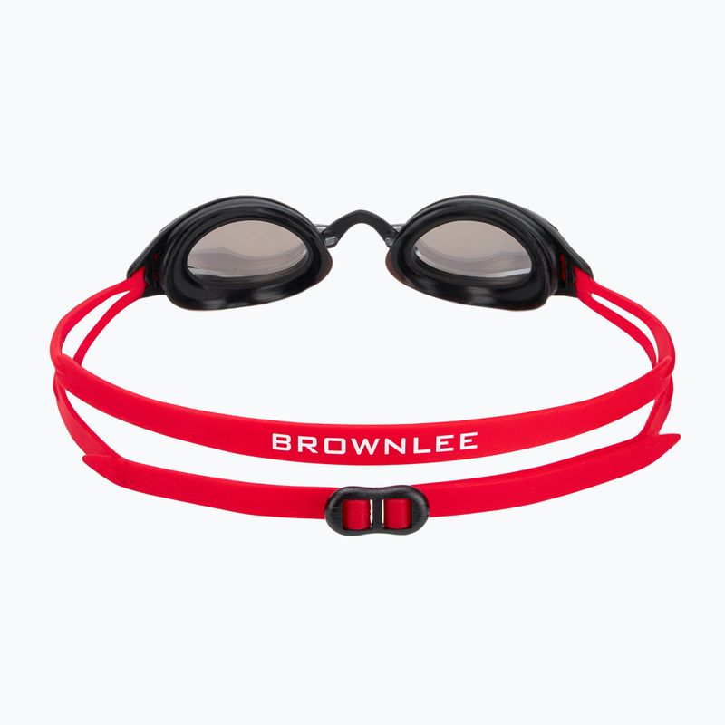 Okulary do pływania HUUB Brownlee 2 Custom Air black/red/light smoke mirror 4