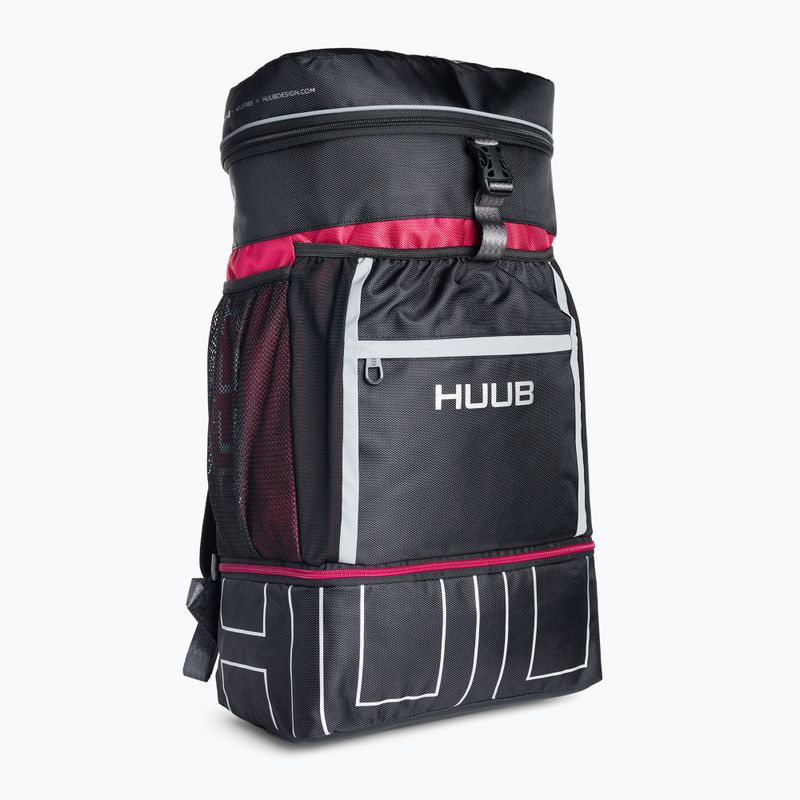 Plecak triathlonowy HUUB Transition II Rucksack 40 l black/dark red 2