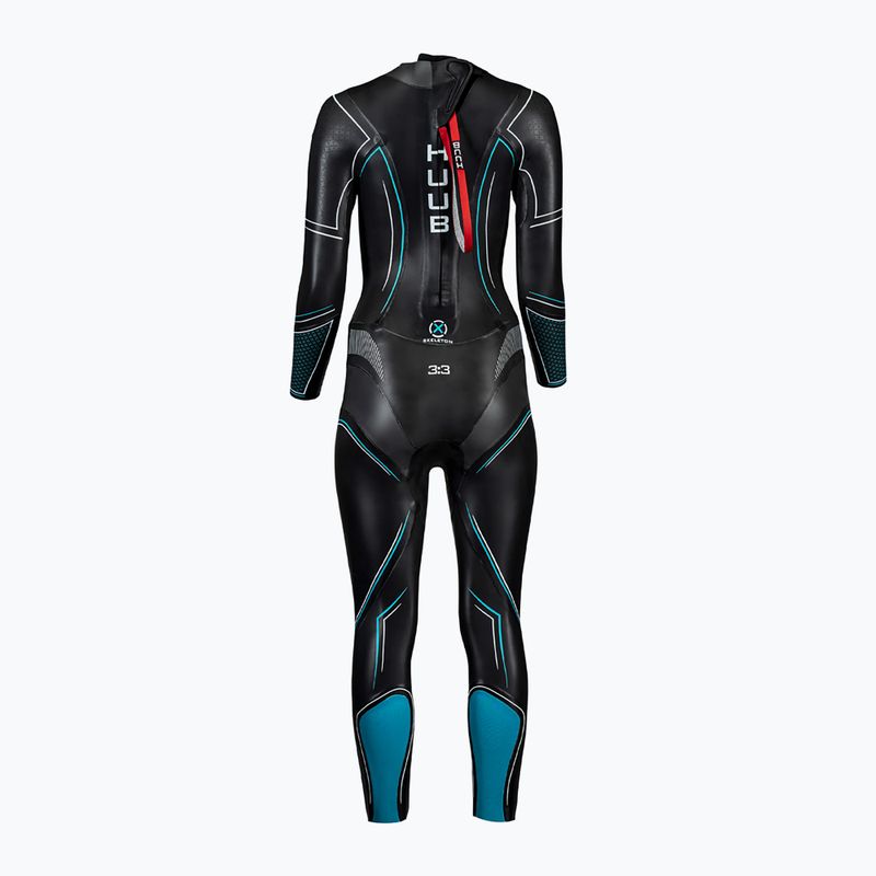 Pianka triathlonowa damska HUUB Aura 2 3:3 sky blue 2