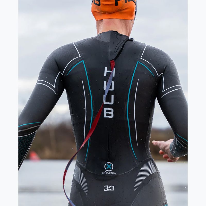 Pianka triathlonowa damska HUUB Aura 2 3:3 sky blue 4