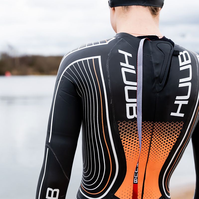 Pianka triathlonowa damska HUUB Agilis 3:3 mm black/coral 8