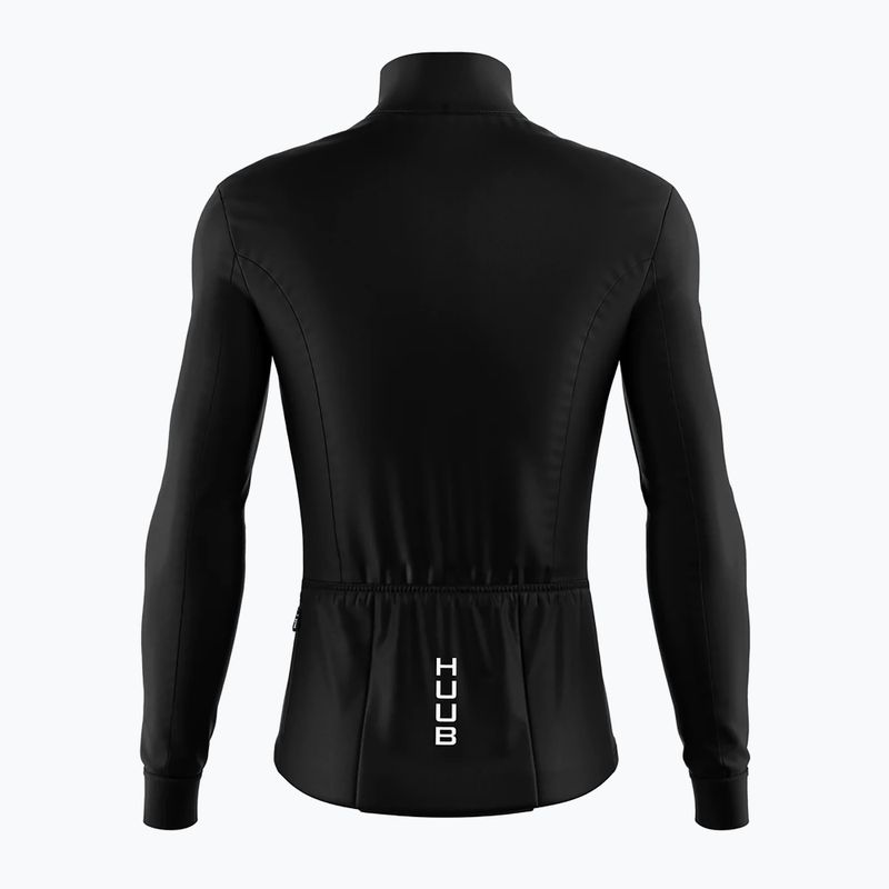 Longsleeve rowerowy męski HUUB Eternal LS Thermal black/red 2