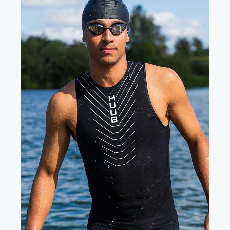 Strój pływacki jednoczęściowy męski HUUB Pinnacle Swimskin black 4