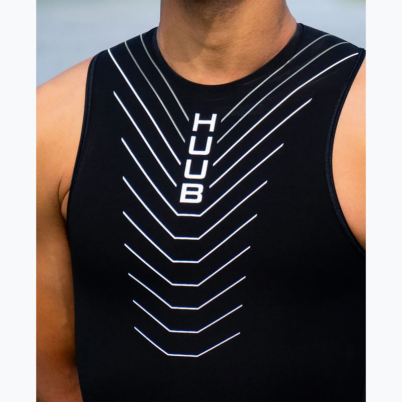 Strój pływacki jednoczęściowy męski HUUB Pinnacle Swimskin black 5
