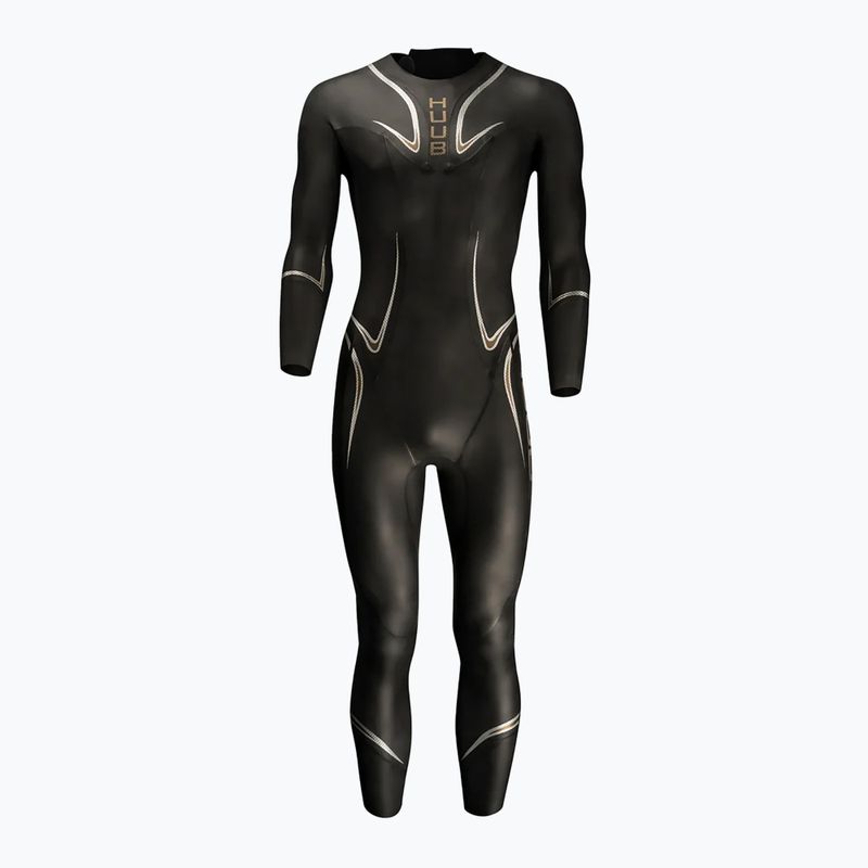 Pianka triathlonowa męska HUUB TC Performance 3:5 mm black/gold