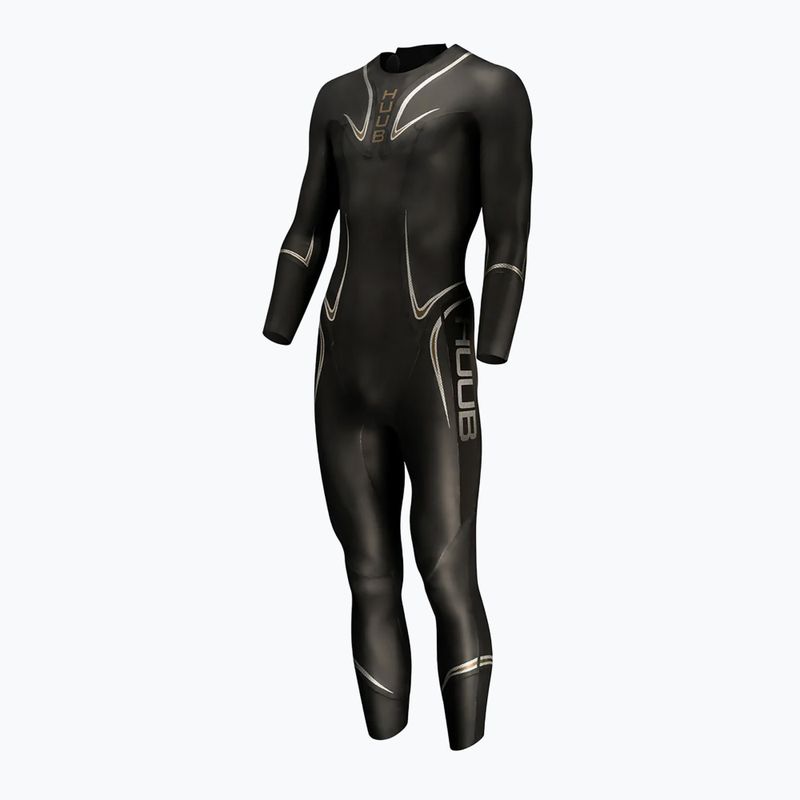 Pianka triathlonowa męska HUUB TC Performance 3:5 mm black/gold 3