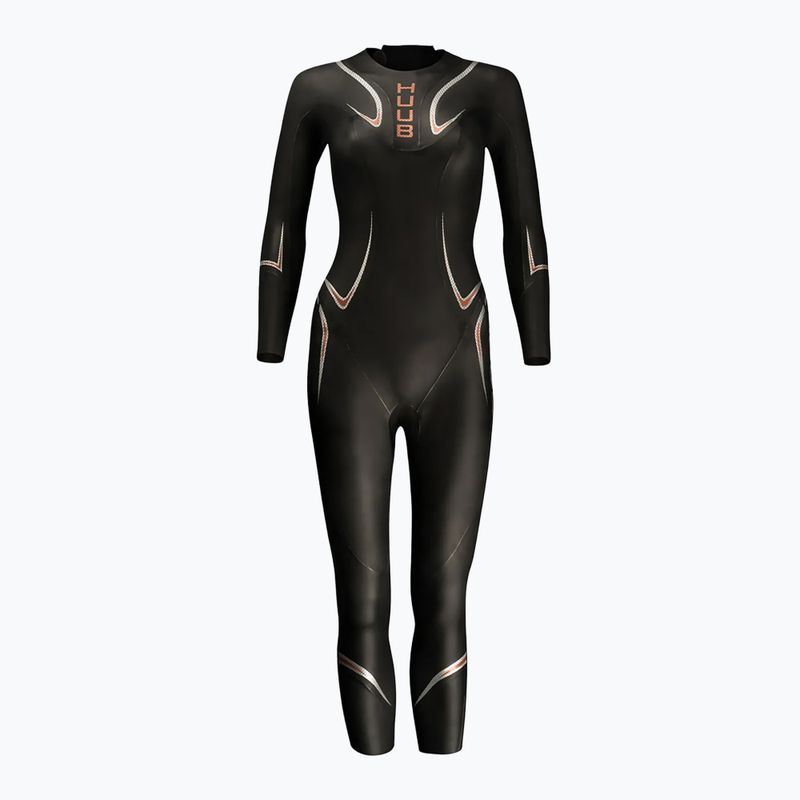 Pianka triathlonowa damska HUUB TC Performance 3:5 mm black/gold