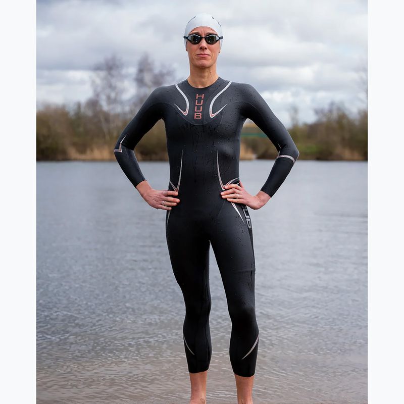 Pianka triathlonowa damska HUUB TC Performance 3:5 mm black/gold 4