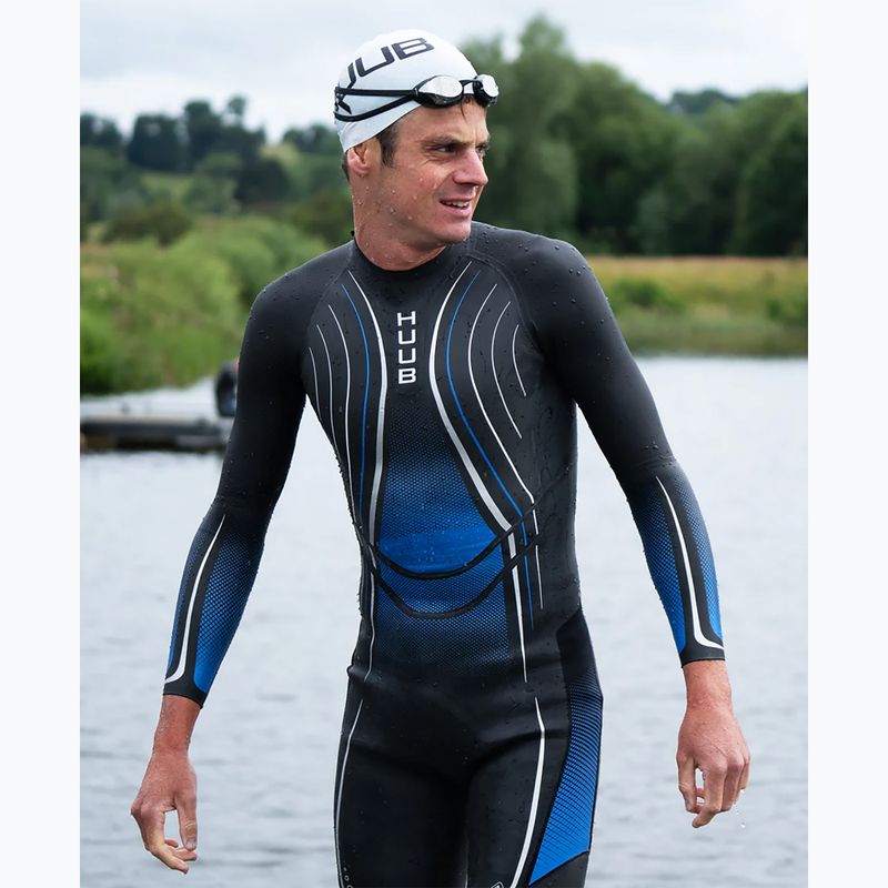Pianka triathlonowa męska HUUB Agilis II 3:5 mm metalic blue 3
