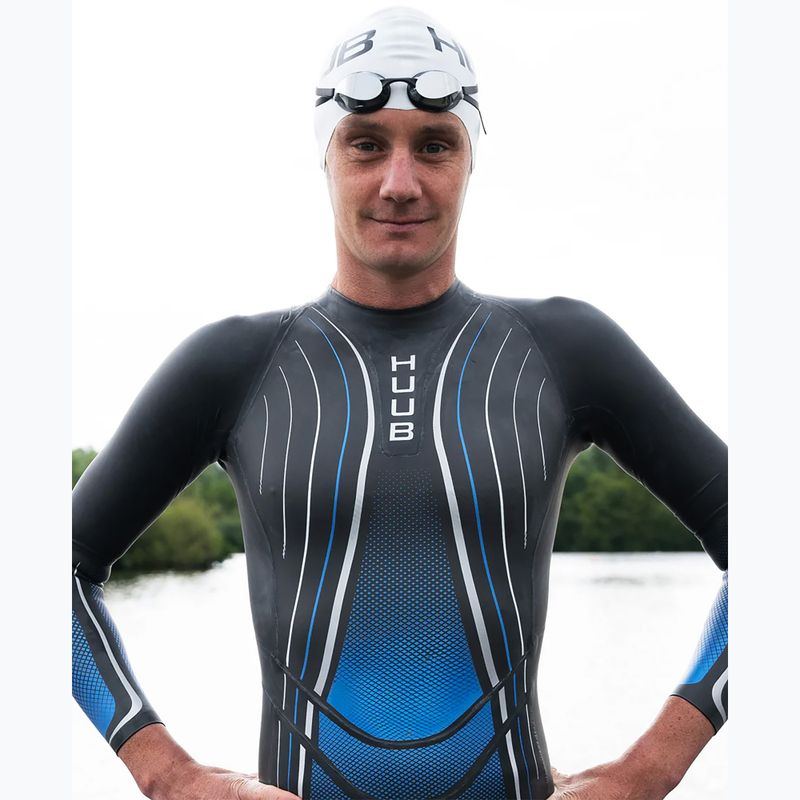 Pianka triathlonowa męska HUUB Agilis II 3:5 mm metalic blue 5