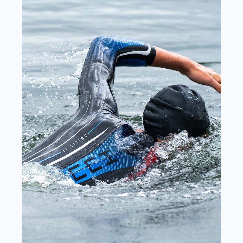 Pianka triathlonowa męska HUUB Agilis II 3:5 mm metalic blue 6