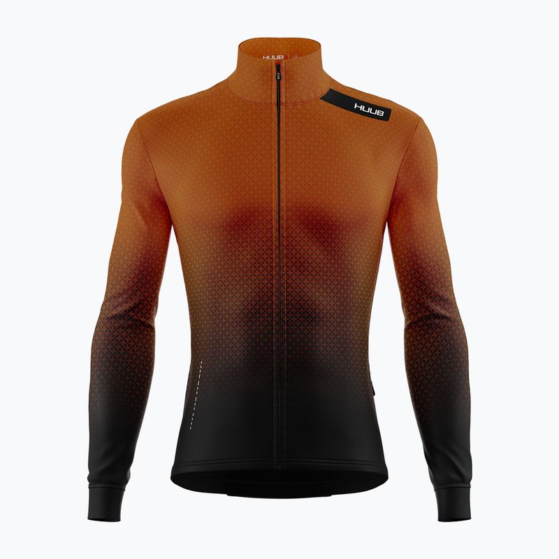 Longsleeve rowerowy męski HUUB Core 4 Thermal LS copper brown