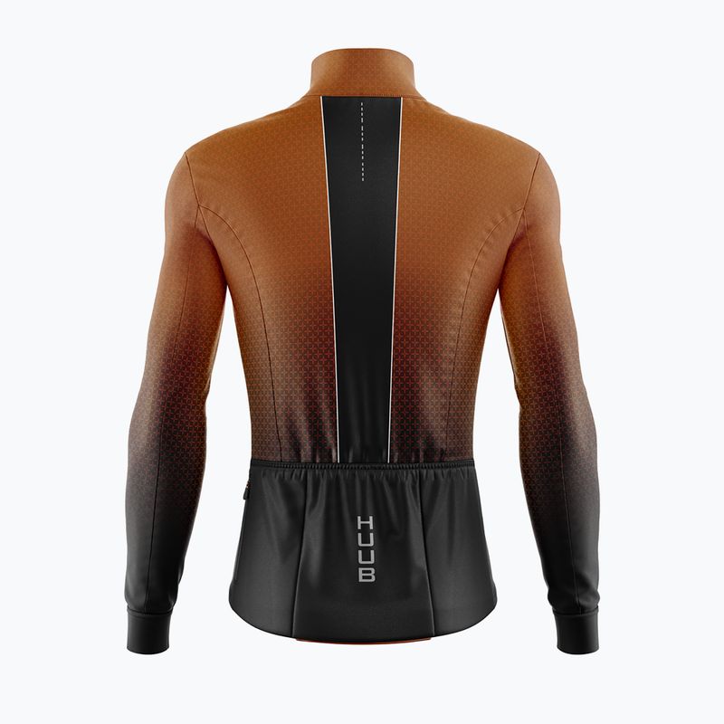 Longsleeve rowerowy męski HUUB Core 4 Thermal LS copper brown 2