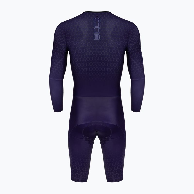 Kombinezon rowerowy męski HUUB Huub Skin Suit plum 2