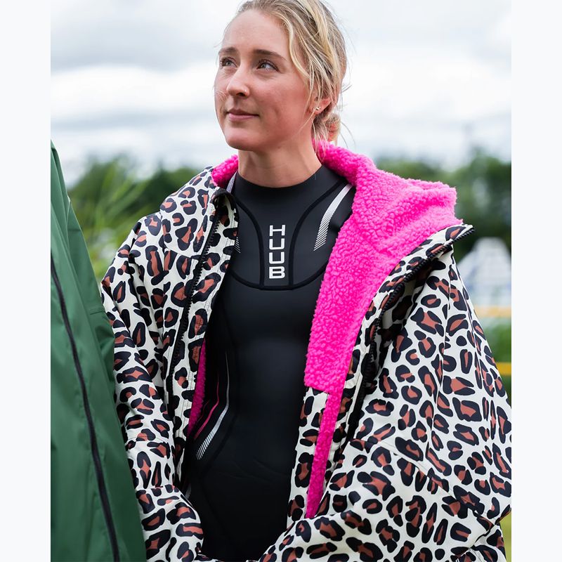 Szlafrok HUUB Changing Robe leopard pink 3