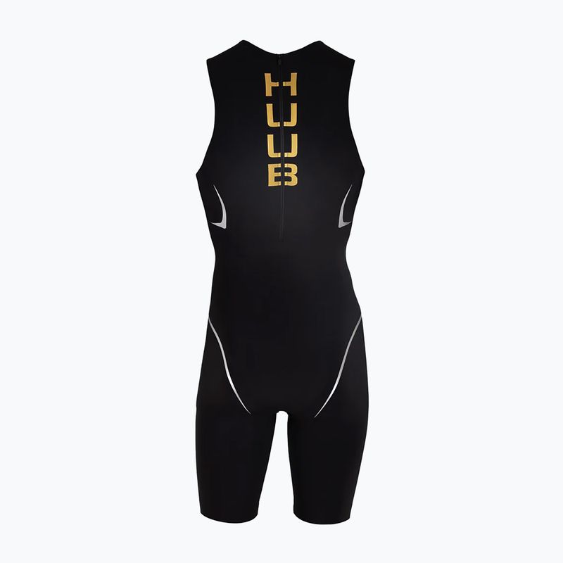 Strój pływacki jednoczęściowy męski HUUB TC Performance Swimskin black / gold 2