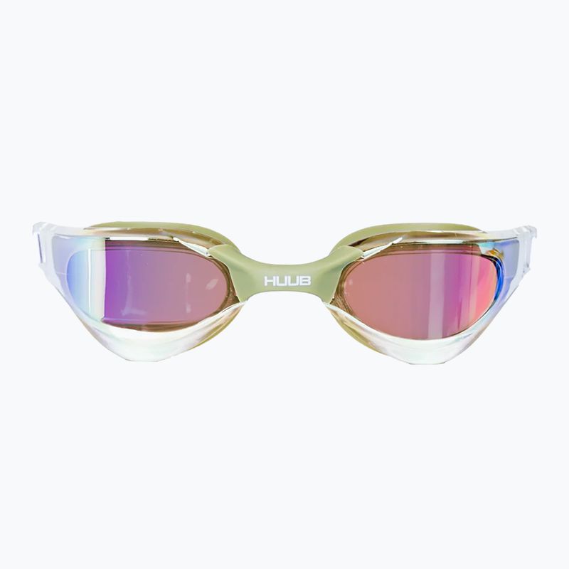 Okulary do pływania HUUB Thomas Lurz sage/clear gold mirror 2