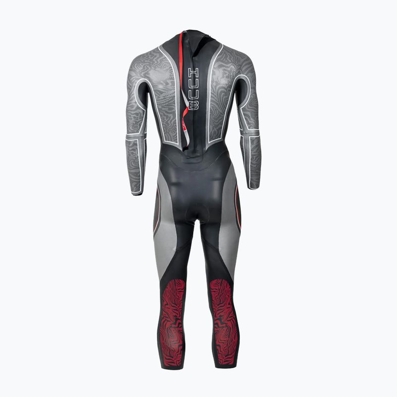Pianka triathlonowa męska HUUB SUB7 3:5 black/grey 2