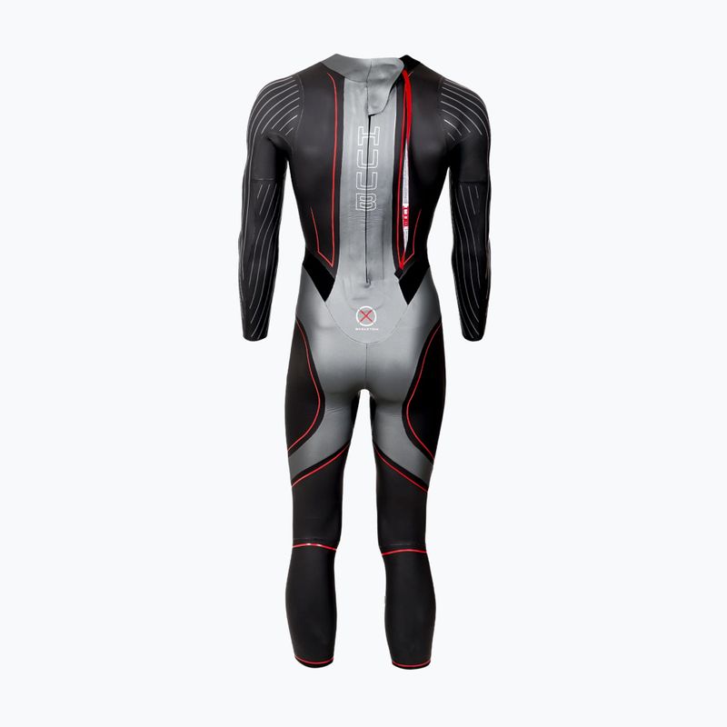Pianka triathlonowa męska HUUB Aegis XV 3:5 black/silver 2