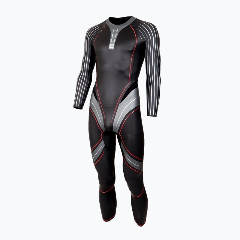 Pianka triathlonowa męska HUUB Aegis XV 3:5 black/red 2