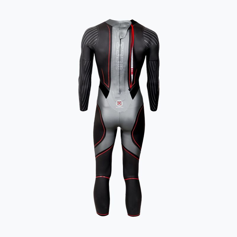 Pianka triathlonowa męska HUUB Aegis XV 3:5 black/red 3