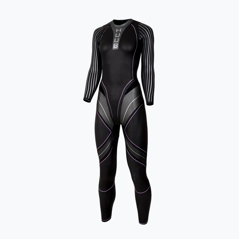 Pianka triathlonowa damska HUUB Aegis XV 3:3 black/silver 3