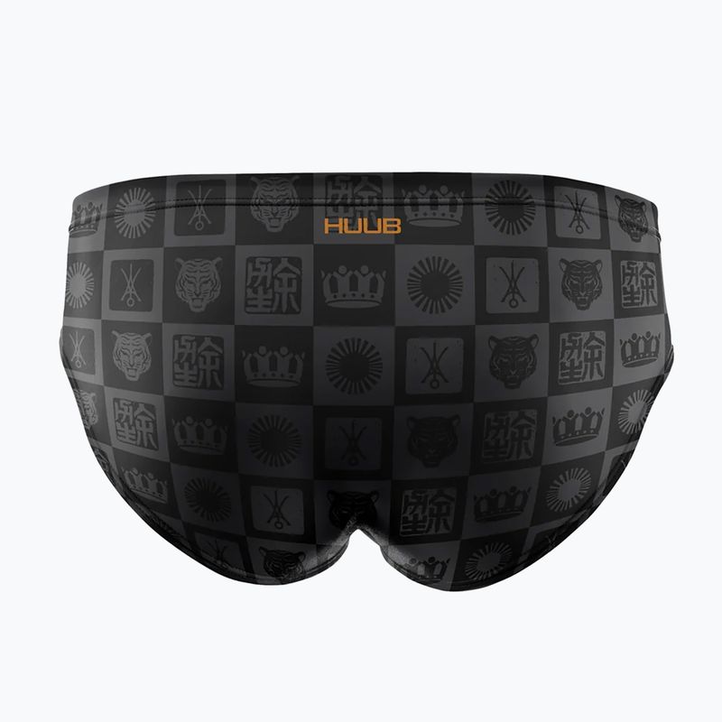 Slipy pływackie męskie HUUB Trunk Yee gray/orange 2