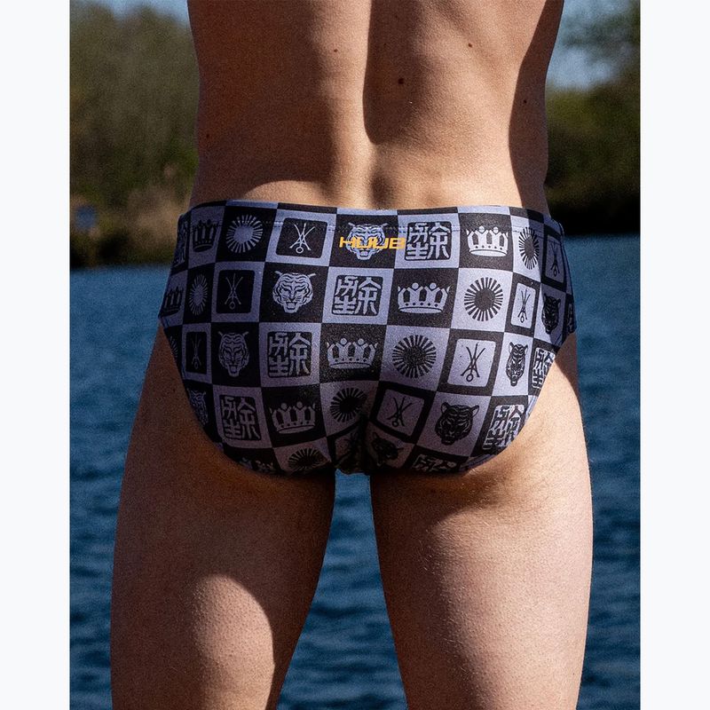 Slipy pływackie męskie HUUB Trunk Yee gray/orange 5