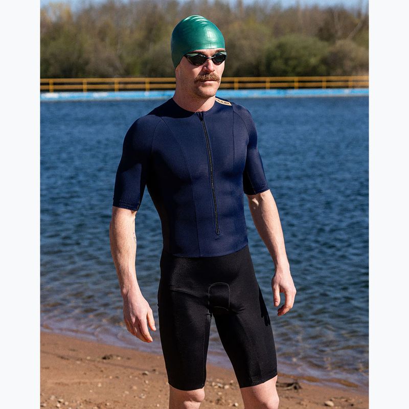 Kombinezon triathlonowy męski HUUB Collective Trisuit navy/black 3