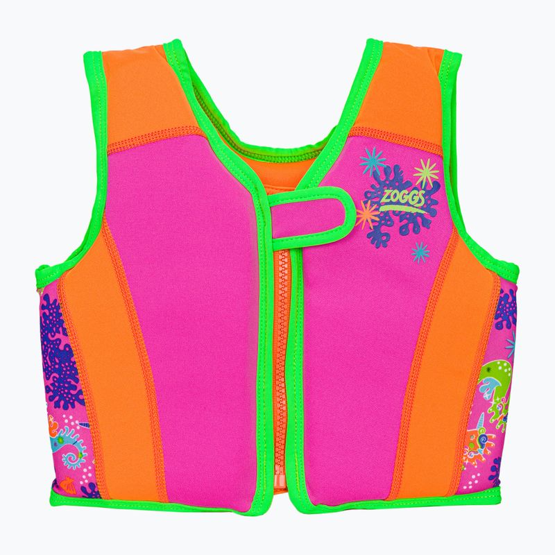 Kamizelka do pływania dziecięca Zoggs Sea Unicorn Swimsure pink