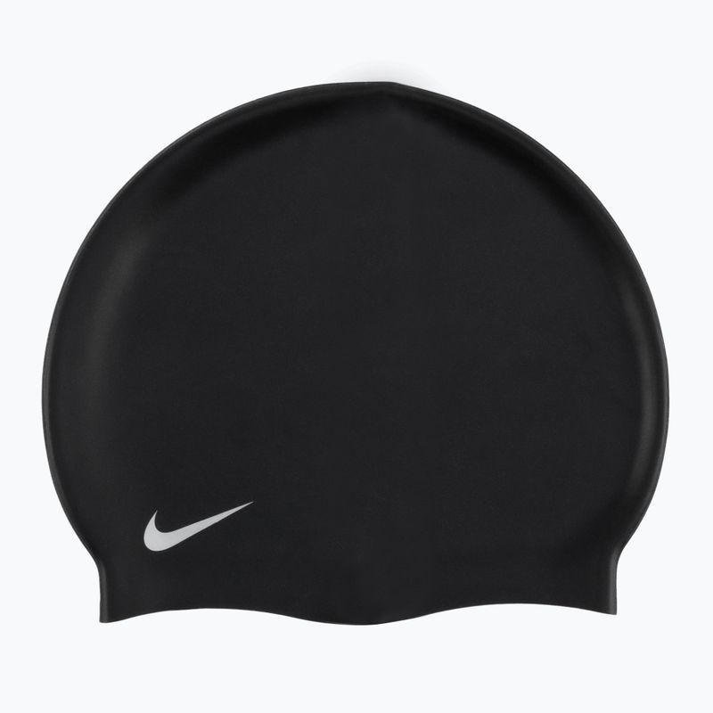 Czepek pływacki dziecięcy Nike Solid Silicone black