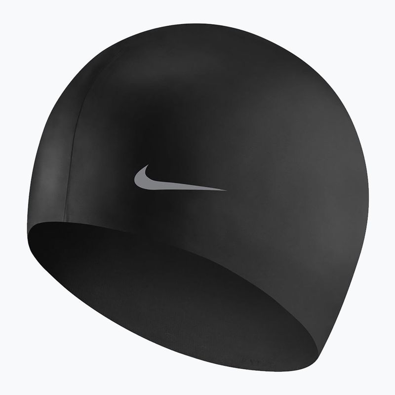 Czepek pływacki dziecięcy Nike Solid Silicone black 3