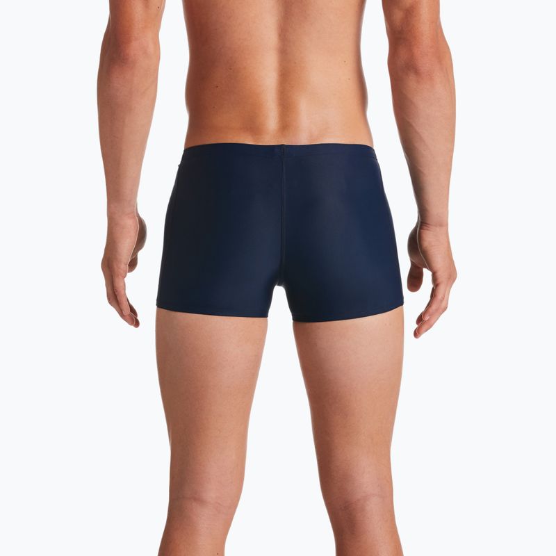 Bokserki pływackie męskie Nike Solid Square Leg midnight navy 9