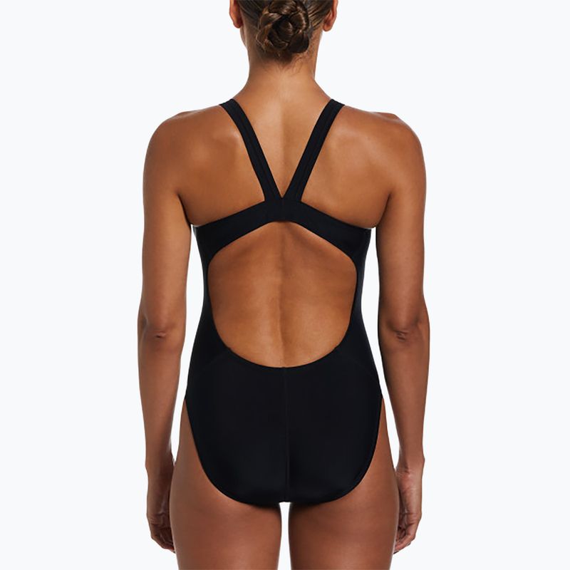 Strój pływacki jednoczęściowy damski Nike Fastback black 2