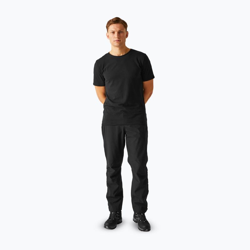 Spodnie trekkingowe męskie REGATTA Highton Stretch black 2