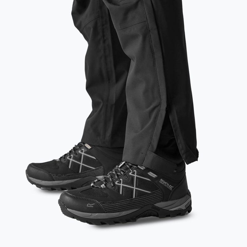 Spodnie trekkingowe męskie REGATTA Highton Stretch black 4