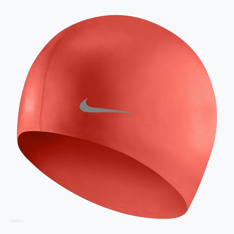 Czepek pływacki dziecięcy Nike Solid Silicone crimson 2