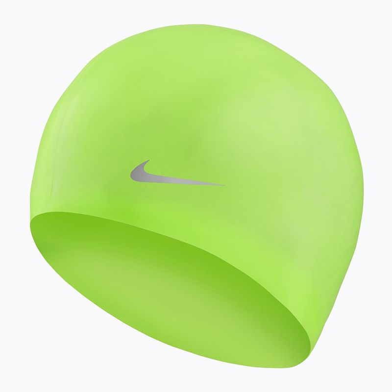 Czepek pływacki dziecięcy Nike Solid Silicone grey