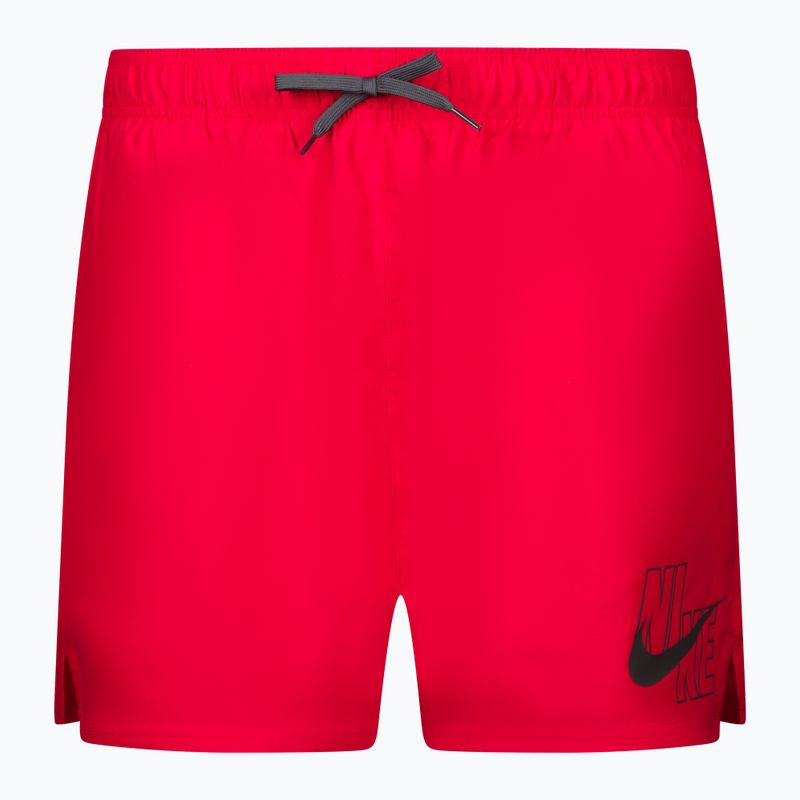 Szorty kąpielowe męskie Nike Logo Solid 5" Volley university red