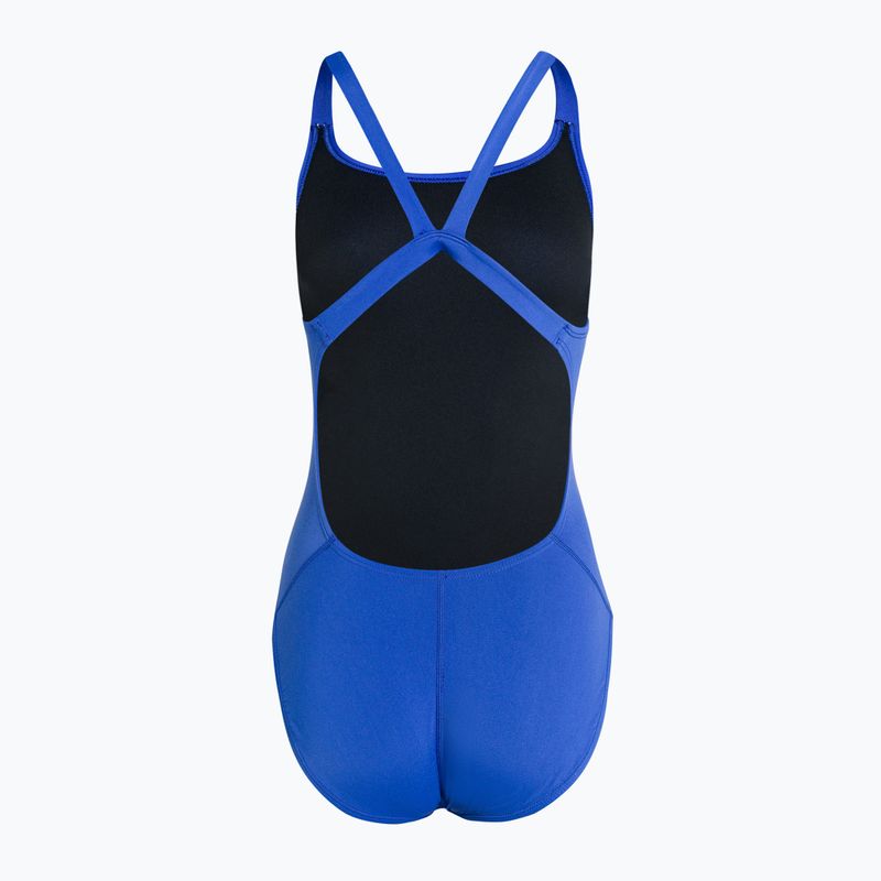Strój pływacki jednoczęściowy damski Nike Hydrastrong Solid Fastback game royal 2