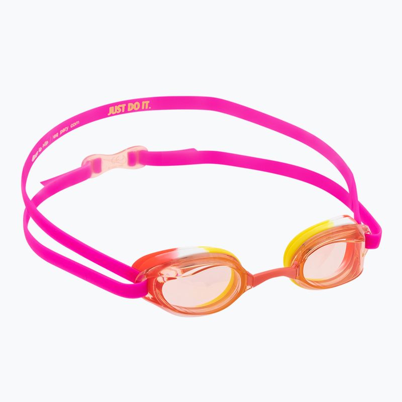 Okulary do pływania dziecięce Nike Legacy Junior light orange