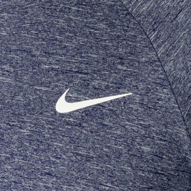 Koszulka męska Nike Heather Hydroguard midnight navy 5